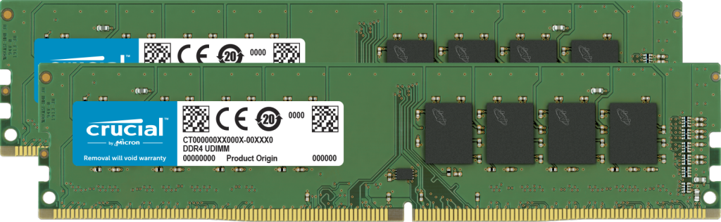Crucial 8GB Kit (4GBx2) DDR4 2666 MT/s (PC4-21300) CL19 x8